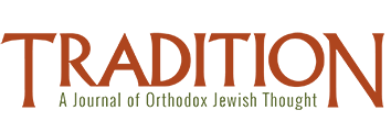 Tradition: A Journal of Orthodox Jewish Thought